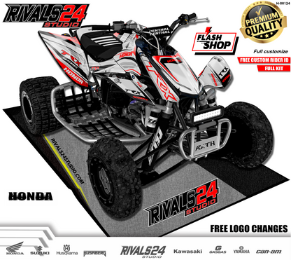 Honda TRX 450R 450ER graphics kit 2004 2005 2006 to 2014 decals