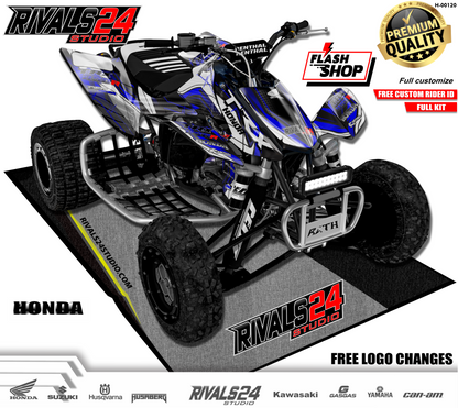 Honda TRX 450R 450ER graphics kit 2004 2005 2006 to 2014 decals