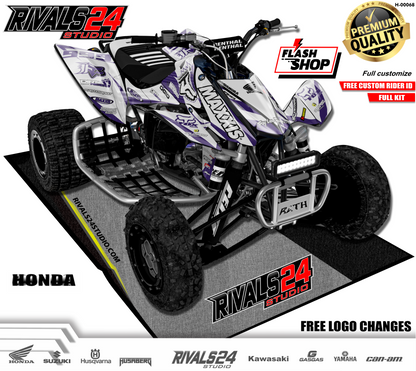 Honda TRX 450R 450ER graphics kit 2004 2005 2006 to 2014 decals