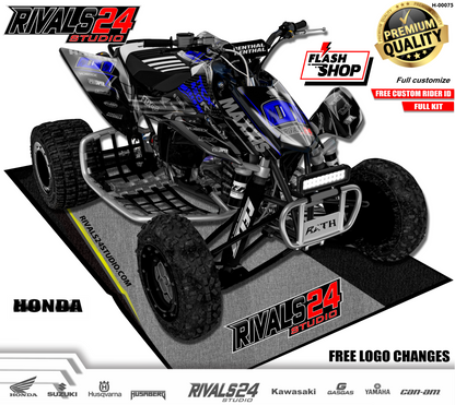 Honda TRX 450R 450ER graphics kit 2004 2005 2006 to 2014 decals