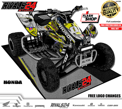 Honda TRX 450R 450ER graphics kit 2004 2005 2006 to 2014 decals