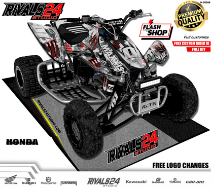 Honda TRX 450R 450ER graphics kit 2004 2005 2006 to 2014 decals