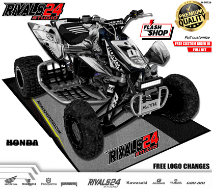 Honda TRX 450R 450ER graphics kit 2004 2005 2006 to 2014 decals