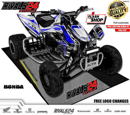 Honda TRX 450R 450ER graphics kit 2004 2005 2006 to 2014 decals