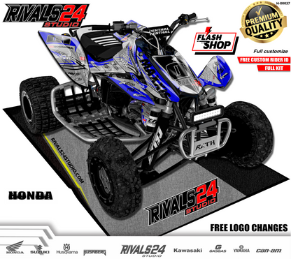 Honda TRX 450R 450ER graphics kit 2004 2005 2006 to 2014 decals