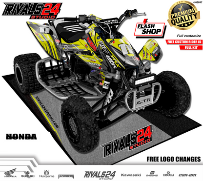 Honda TRX 450R 450ER graphics kit 2004 2005 2006 to 2014 decals