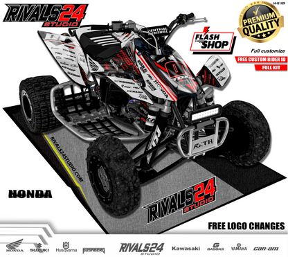 Honda TRX 450R 450ER graphics kit 2004 2005 2006 to 2014 decals