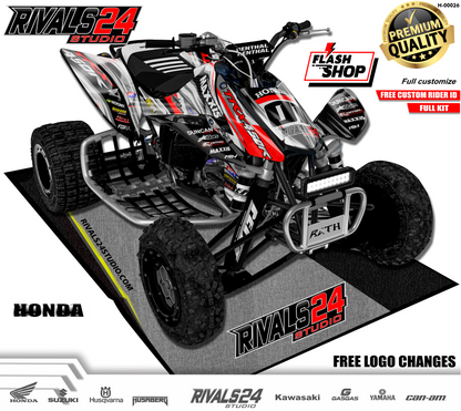 Honda TRX 450R 450ER graphics kit 2004 2005 2006 to 2014 decals