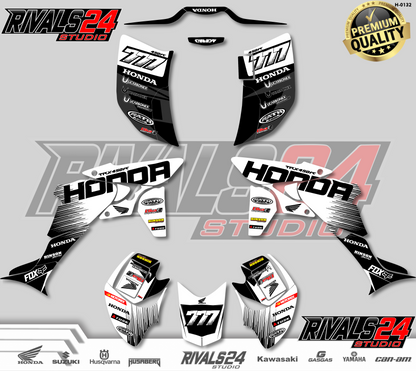 Honda TRX 450R 450ER graphics kit 2004 2005 2006 to 2014 decals