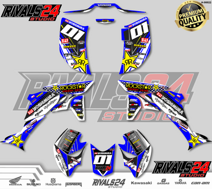 Honda TRX 450R 450ER graphics kit 2004 2005 2006 to 2014 decals