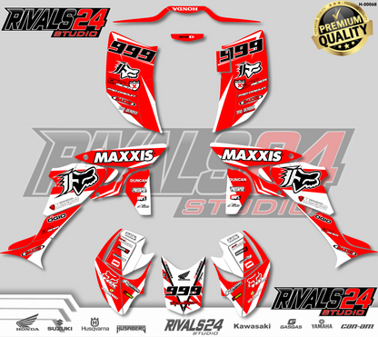 Honda TRX 450R 450ER graphics kit 2004 2005 2006 to 2014 decals