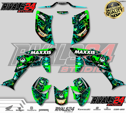 Honda TRX 450R 450ER graphics kit 2004 2005 2006 to 2014 decals
