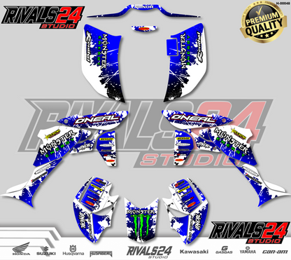 Honda TRX 450R 450ER graphics kit 2004 2005 2006 to 2014 decals