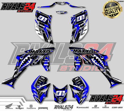 Honda TRX 450R 450ER graphics kit 2004 2005 2006 to 2014 decals