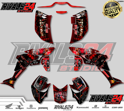 Honda TRX 450R 450ER graphics kit 2004 2005 2006 to 2014 decals