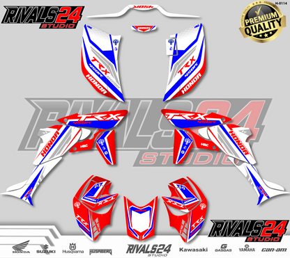Honda TRX 450R 450ER graphics kit 2004 2005 2006 to 2014 decals