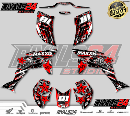 Honda TRX 450R 450ER graphics kit 2004 2005 2006 to 2014 decals