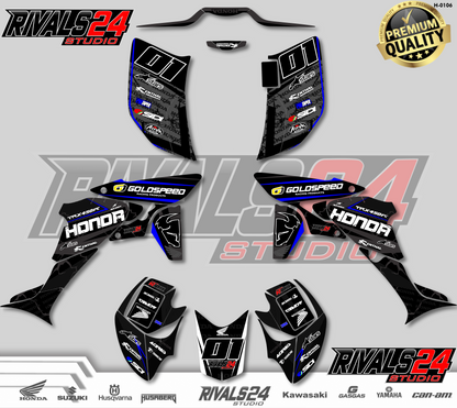 Honda TRX 450R 450ER graphics kit 2004 2005 2006 to 2014 decals