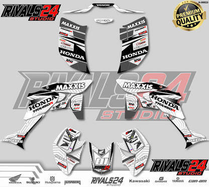 Honda TRX 450R 450ER graphics kit 2004 2005 2006 to 2014 decals