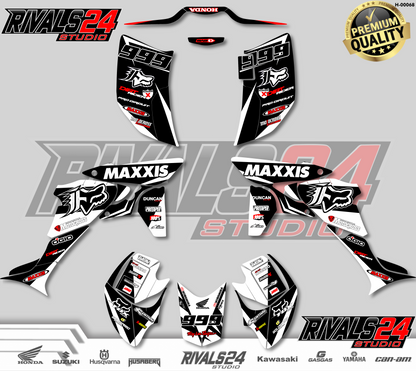 Honda TRX 450R 450ER graphics kit 2004 2005 2006 to 2014 decals