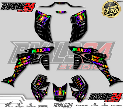 Honda TRX 450R 450ER graphics kit 2004 2005 2006 to 2014 decals