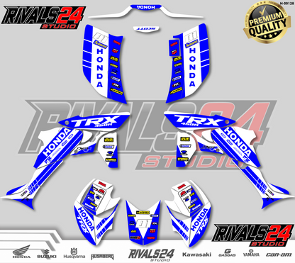 Honda TRX 450R 450ER graphics kit 2004 2005 2006 to 2014 decals