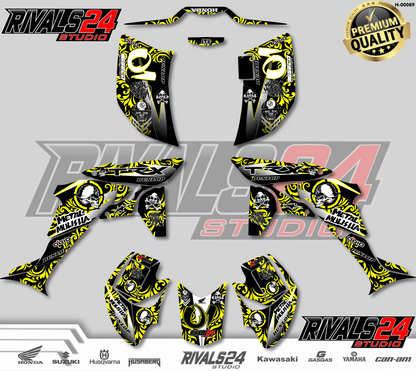 Honda TRX 450R 450ER graphics kit 2004 2005 2006 to 2014 decals