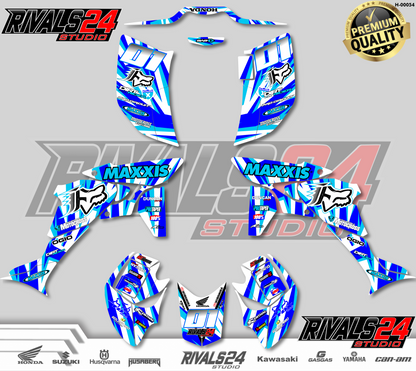 Honda TRX 450R 450ER graphics kit 2004 2005 2006 to 2014 decals