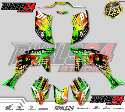 Honda TRX 450R 450ER graphics kit 2004 2005 2006 to 2014 decals