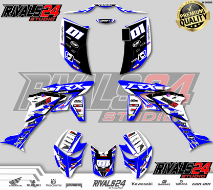 Honda TRX 450R 450ER graphics kit 2004 2005 2006 to 2014 decals