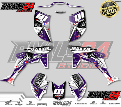 Honda TRX 450R 450ER graphics kit 2004 2005 2006 to 2014 decals