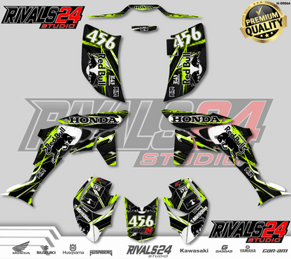 Honda TRX 450R 450ER graphics kit 2004 2005 2006 to 2014 decals