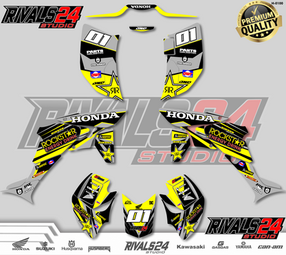 Honda TRX 450R 450ER graphics kit 2004 2005 2006 to 2014 decals