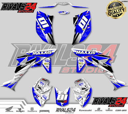 Honda TRX 450R 450ER graphics kit 2004 2005 2006 to 2014 decals