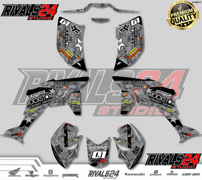 Honda TRX 450R 450ER graphics kit 2004 2005 2006 to 2014 decals