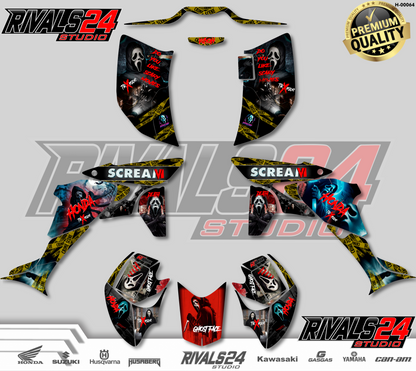 Honda TRX 450R 450ER graphics kit 2004 2005 2006 to 2014 decals