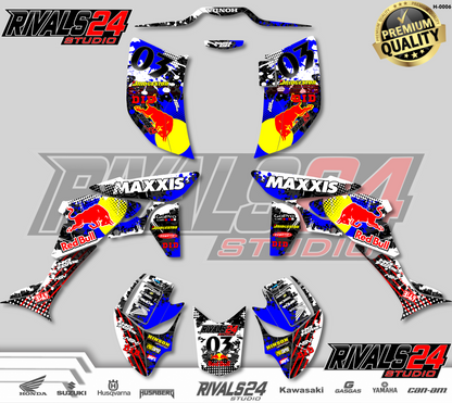 Honda TRX 450R 450ER graphics kit 2004 2005 2006 to 2014 decals